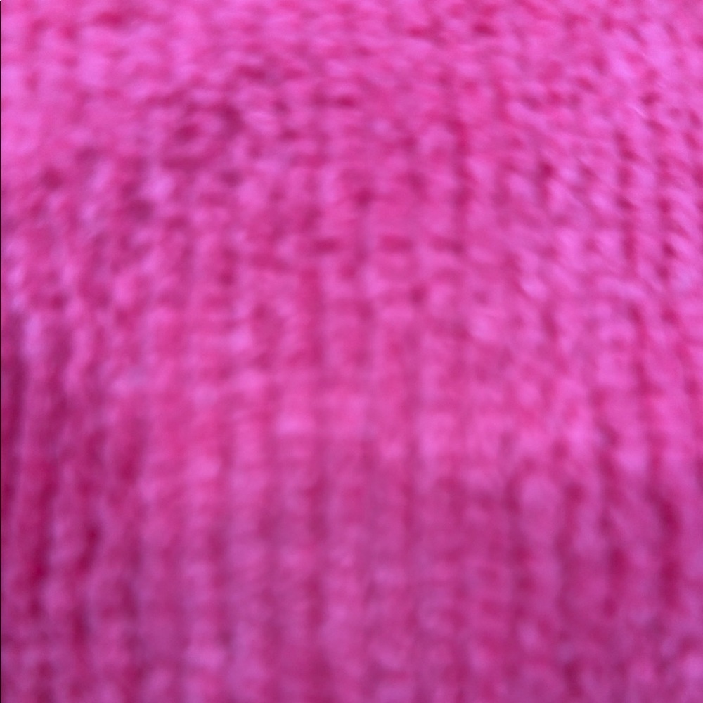 Pink Chenille Ribbed Knit Sweater - Picture 7 of 7